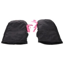 2Paires Hiver Noir Manchons Guidon Résistants Et Confort