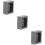 3Pièces Moules Graphite Noir Pour Métal Or Argent DIY 10