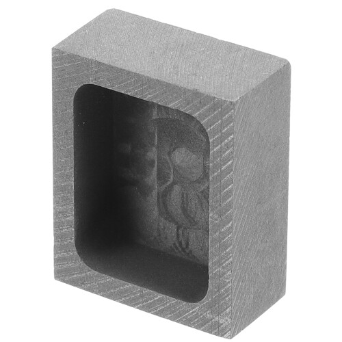 3Pièces Moules Graphite Noir Pour Métal Or Argent DIY 1