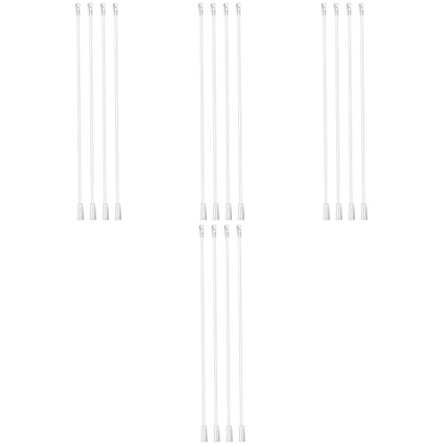 16Pcs Clear Plastic Blind Wands with Buckle Vertical Blinds Handles 2
