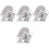 4Pièces Téléphone 100X ABS Clip LED Portable Polyvalent 4