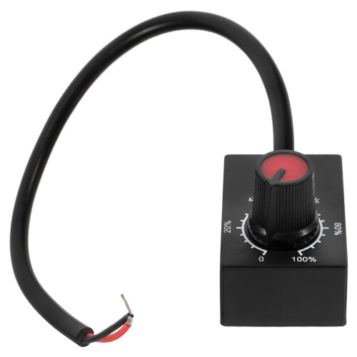3Pcs Black Mini Knob LED Dimmer Controller Indoor Plant Light Use