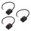 3Pcs Black Mini Knob LED Dimmer Controller Indoor Plant Light Use 9