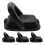 12Pcs Portable Foldable Pot Lid Handle Replacement Black Knobs 1