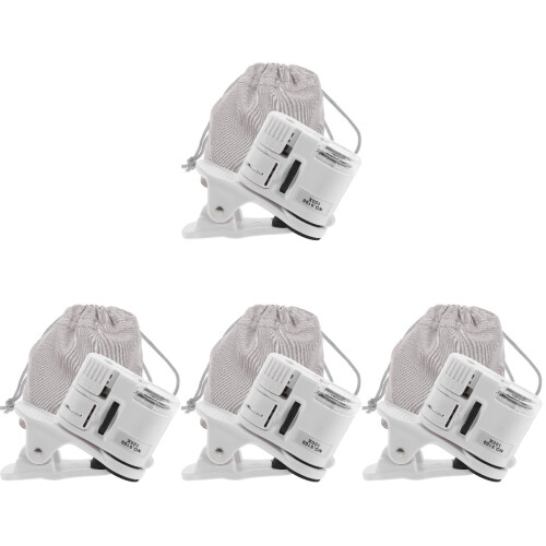 4Pièces Téléphone 100X ABS Clip LED Portable Polyvalent 2