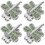 4Pièces Clip Décoratif Vert Pour Golf Durable 7