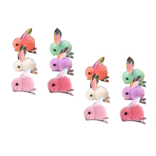 12Pièces Barrette Organza Design Délicat Coloré 2