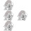 4Pièces Téléphone 100X ABS Clip LED Portable Polyvalent 8