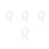 4Pièces Support Casque Transparent Design En U 5
