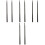 4Pairs Professional Black Nylon Drumsticks for Drum Set and Percussion 5