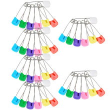 500Pcs Assorted Color Safety Pins for Clothes Baby Diaper Locking Pins