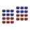 24Pcs Lightweight Plastic Cheer Pom Poms for Party and Performance 6