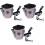 3Pcs Dog Treat Bag Coffee Durable Drawstring Pouch for 3