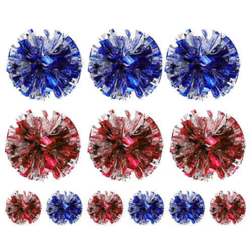 24Pcs Lightweight Plastic Cheer Pom Poms for Party and Performance 1