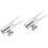 2Pcs Silver Makeup Pencil Sharpener Dual for Eyebrow Lip Liner 4