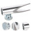 2Pcs Silver Makeup Pencil Sharpener Dual for Eyebrow Lip Liner 9
