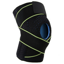 Knästöd med sidostöd, Patellastabilisator Knästöd, Flexibla stabilisatorer för löpning och basket, Skydd mot meniskskador, Halkfri