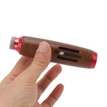 Mini Walnut Wood Car Ashtray Large Capacity Portable Automobile Cigarette Tray Red