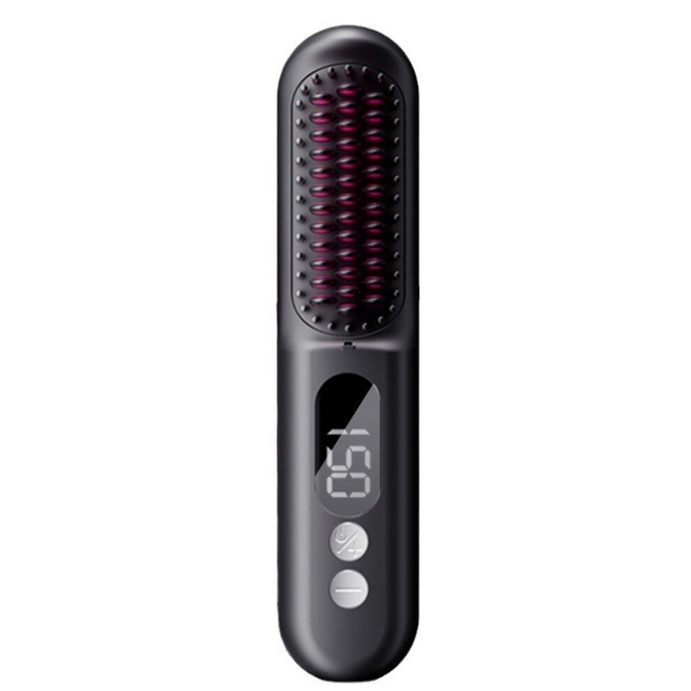 MCH Heating System, Cordless Hair Straightener Brush Offers Rapid Heat Up & Even Distribution For Safe Styling