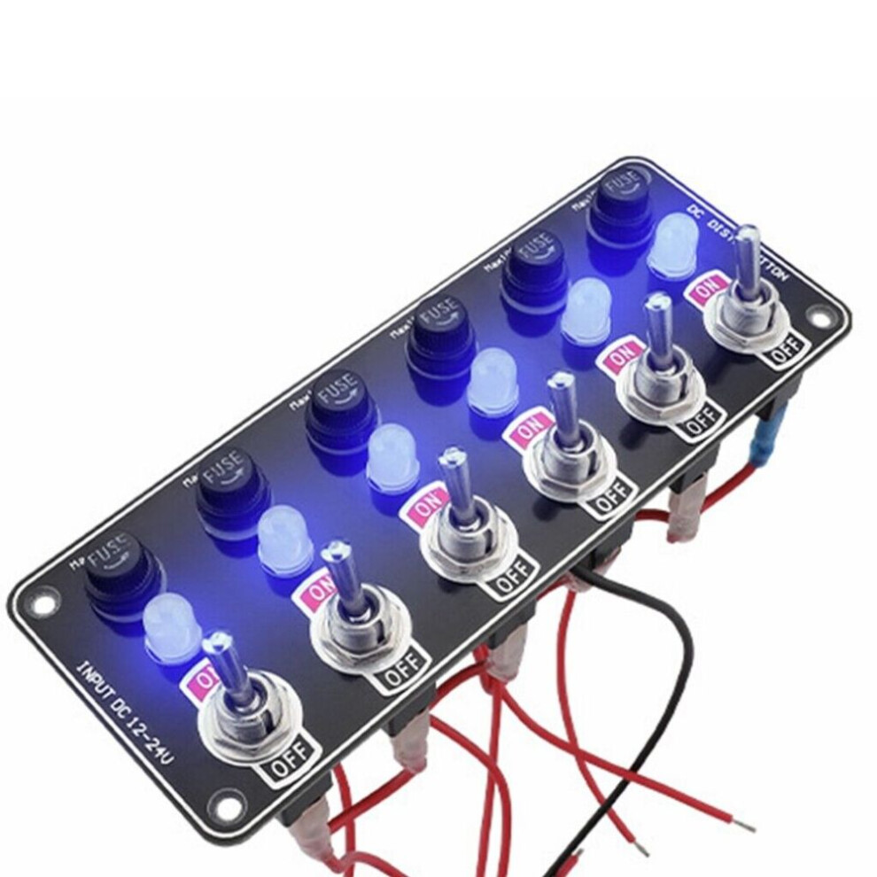 Customizable Switch Panel For Vehicles, Wide Application For Various 12V 24V Systems Ensuring Optimal Performance 9433291069677