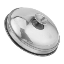 2Pcs Stainless Steel Dome Steamer Covers Silver Reusable Kitchen Lids