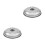 2Pièces Couvercles Domes Ronds Pour Cuisson Saine Argenté 7