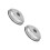 2Pièces Couvercles Domes Ronds Pour Cuisson Saine Argenté 8