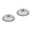 2Pièces Couvercles Domes Ronds Pour Cuisson Saine Argenté 9