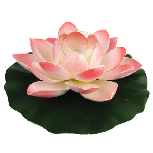 2Pièces Flottantes Lotus Couvercle En