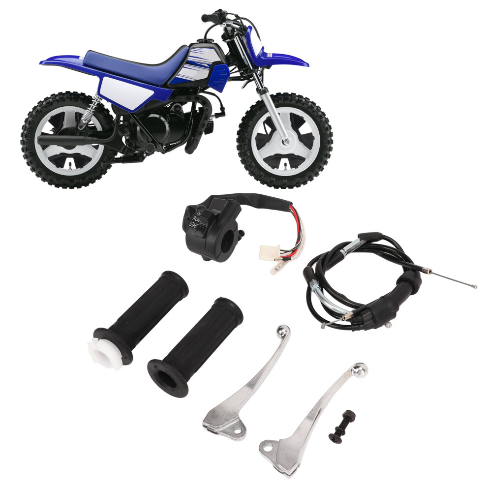 Throttle Cable Handle Grip Kill Switch Brake Lever Kit For Pw50 Py50 Dirt Bike 8731372803112