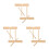6Ensembles Instruments Bois Guiro Texturé Clair Enfants 6