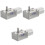 3Pièces À À Vis Fin 12V Réduction Vitesse Argent 5