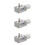 3Pièces À À Vis Fin 12V Réduction Vitesse Argent 10