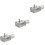 3Pièces À À Vis Fin 12V Réduction Vitesse Argent 7
