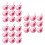 30Ensembles Kit Mélange Plastique Rose Pour Spa Et 4