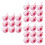 30Ensembles Kit Mélange Plastique Rose Pour Spa Et 6