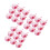 30Ensembles Kit Mélange Plastique Rose Pour Spa Et 7