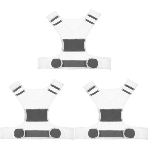 3Pièces Gilet Réfléchissant Course Cyclisme 1