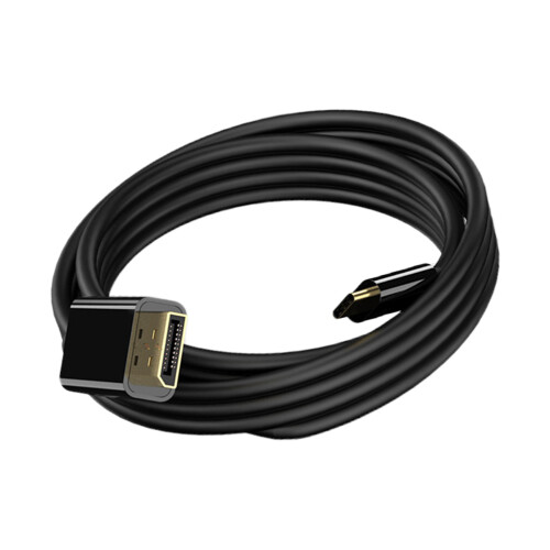 2Pièces Adaptateur TV Noir Type-C Câble Connecteur Résistant 2