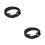 2Pièces Adaptateur TV Noir Type-C Câble Connecteur Résistant 9