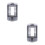 2Pcs Weatherproof Electrical Box Cover Dustproof Transparent Plastic 8