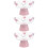 3Pcs Pink Draining Fruit Basket Pedestal Fruit Serving Plate 7