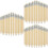 120Pièces Petits Crayons Bois Courts Beige Pour Usage 8