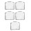 5Pièces Protège- À Main Eva Transparent Design Élégant 3