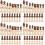 4Ensembles Jeux D'échecs En Bois Pièces Colorées Remplacement 7