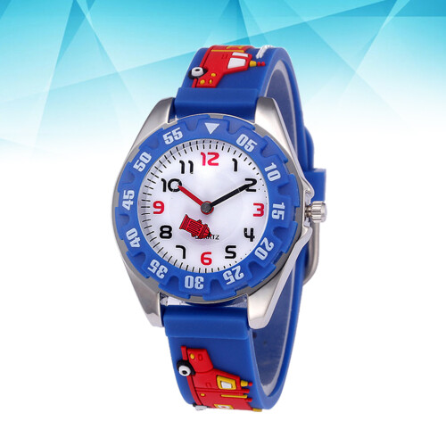 2Pièces Silicone Cartoon Quartz Bracelet Réglable 1