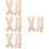 8Paires Manchons Mollet Compression Respirants En Nylon 8