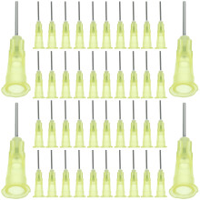 400Pièces Aiguilles Industrial 20G Jaunes Pour Application Colle Fine