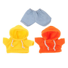 4Ensembles Accessoires En Tissu Colorés Pour Habiller Peluches