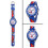 2Pièces Silicone Cartoon Quartz Bracelet Réglable 5